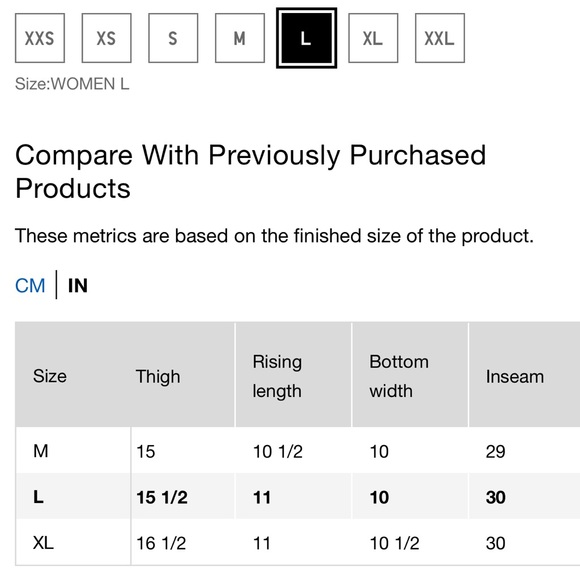 UNIQLO Easy Cargo Pants in Natural Cream Adjustable Hems Women's Size L - Picture 8 of 15